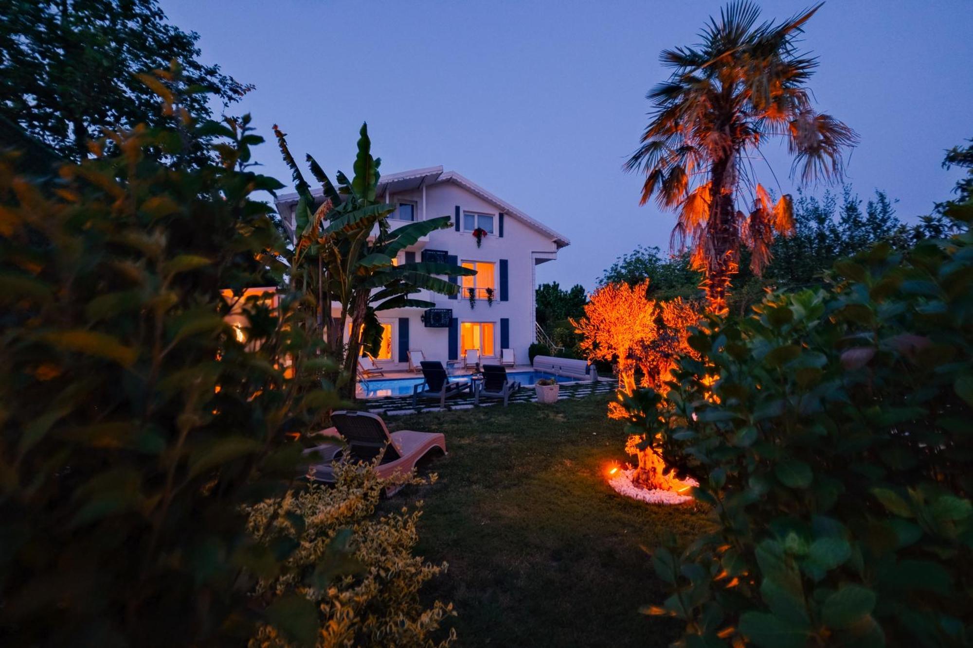 Villa Atlas Muhafazakar Havuzlu, Mustakil Genis Bahceli Сапанча Экстерьер фото