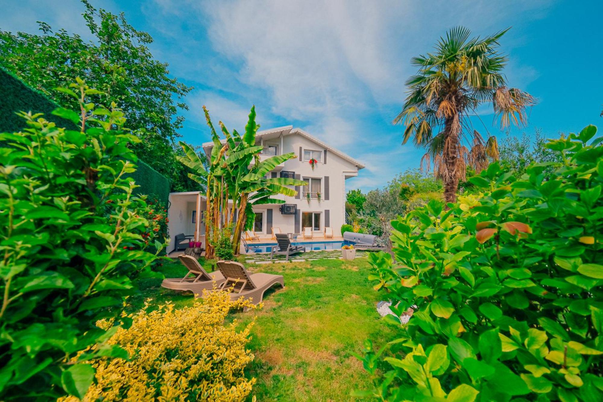 Villa Atlas Muhafazakar Havuzlu, Mustakil Genis Bahceli Сапанча Экстерьер фото