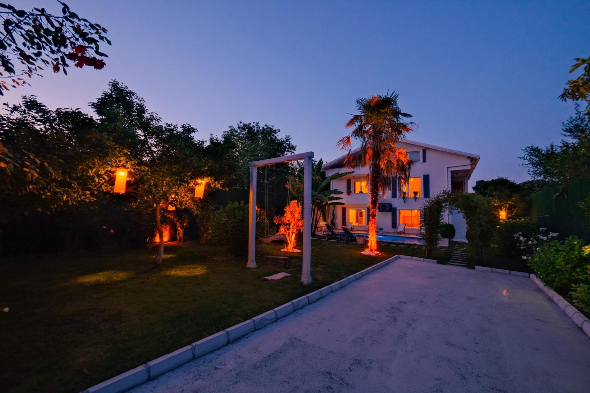 Villa Atlas Muhafazakar Havuzlu, Mustakil Genis Bahceli Сапанча Экстерьер фото